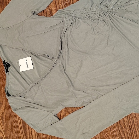 Forever 21 Ladies Tunic Dress,  Ladies Size XL,  Long Sleeve Dress Tunic - Picture 5 of 7